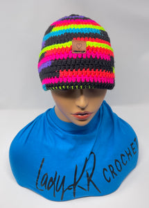 Neon Stripped Hat
