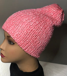 Pink Shimmering Hat