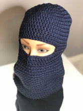 Load image into Gallery viewer, Navy Blue Face Mask and Hat
